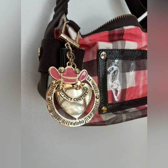 Juicy Couture Y2K Plaid Shoulder Bag Vintage - Picture 3 of 8